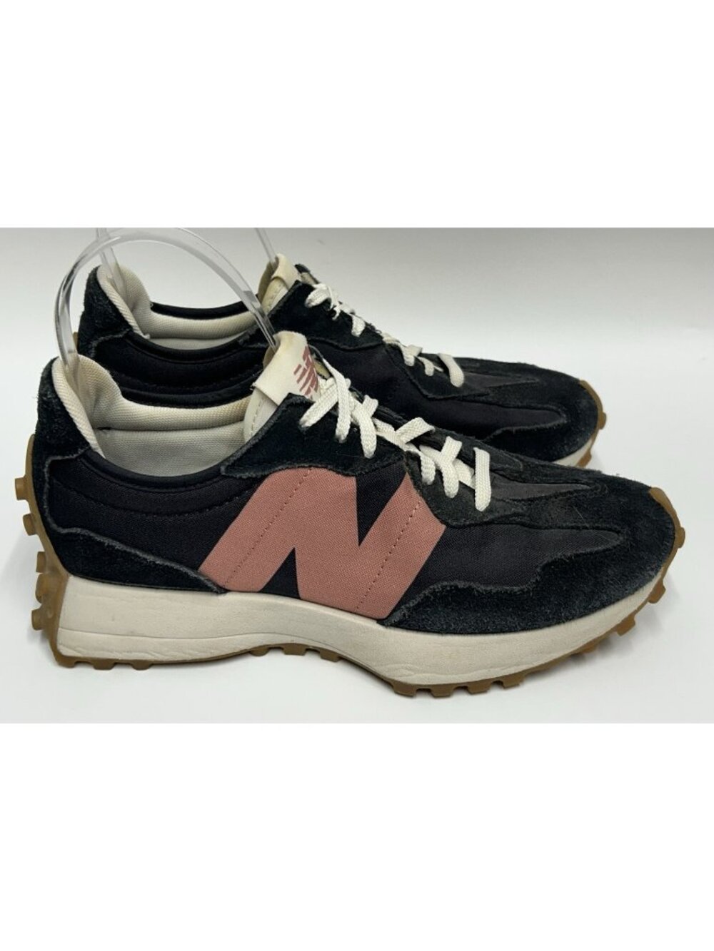 New Balance 327 Womens Sneakers Size 7 Black Henna WS327HR1 Running Shoes